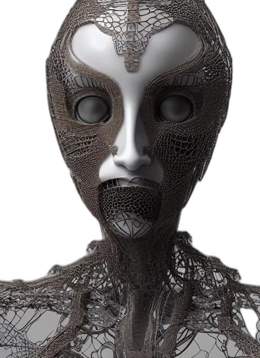 mask, robot, face, creature transparent PNG cut-out