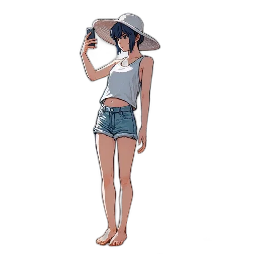hat, staff, umbrella, weapon transparent PNG cut-out