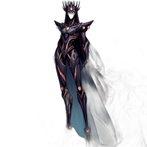 dragon, crown, dress, staff transparent PNG cut-out