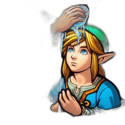staff, hat, jewelry, weapon transparent PNG cut-out