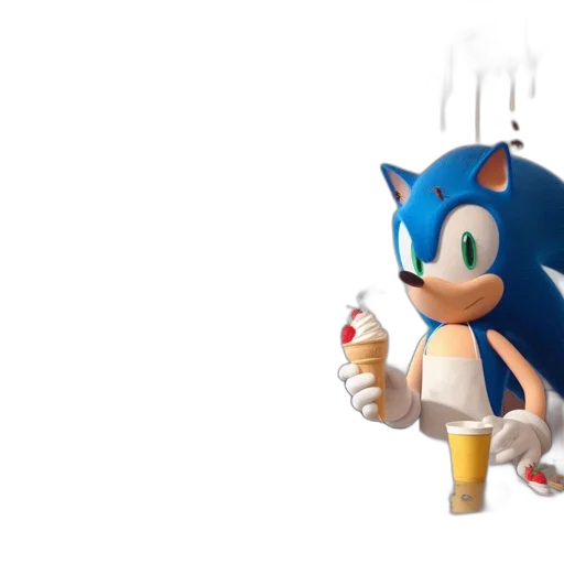 food, 3d render, concept art, pixel art transparent PNG cut-out