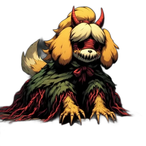 creature, mask, staff, animal transparent PNG cut-out