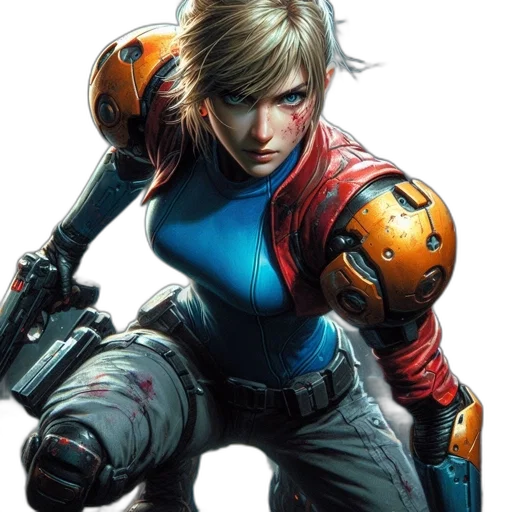 weapon, concept art, comic book art, cyberpunk transparent PNG cut-out