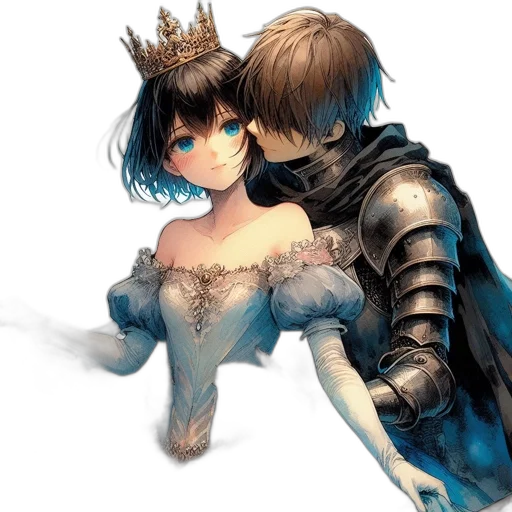 crown, sword, dress, weapon transparent PNG cut-out