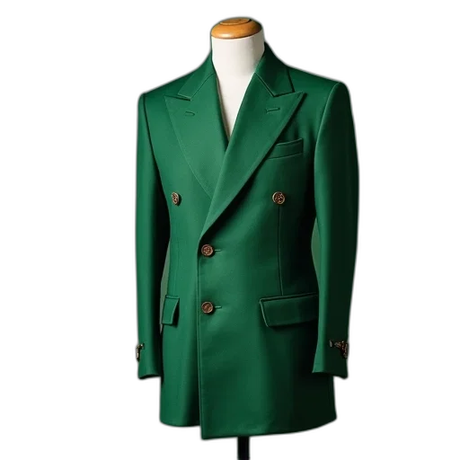 jacket, dress, green, beautiful transparent PNG cut-out