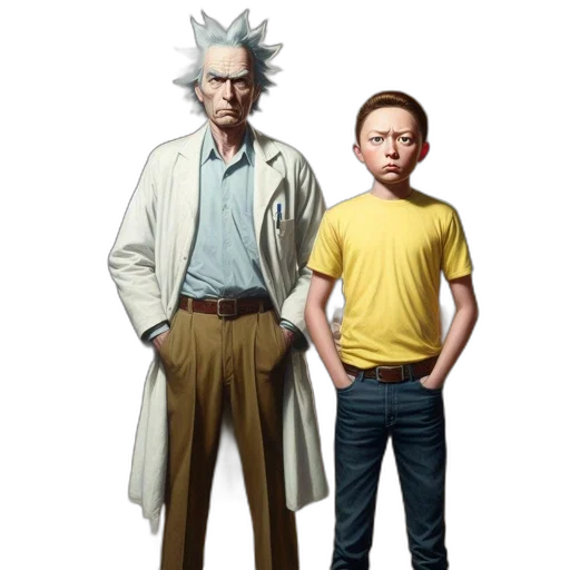 jacket, staff, creature, animal transparent PNG cut-out