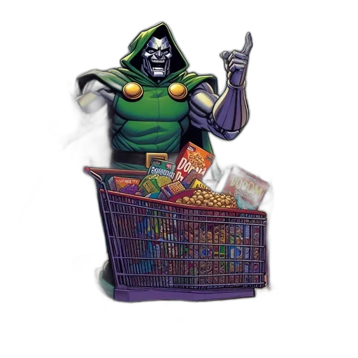 comic book art, concept art, pixel art, large transparent PNG cut-out