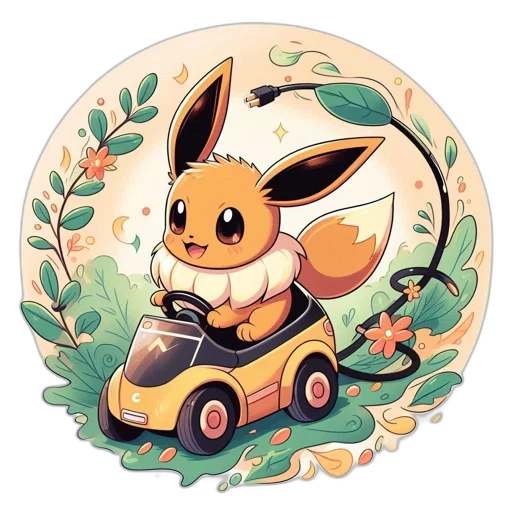 car, watercolor, concept art, pixel art transparent PNG cut-out