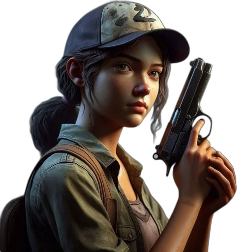 weapon, hat, face, concept art transparent PNG cut-out