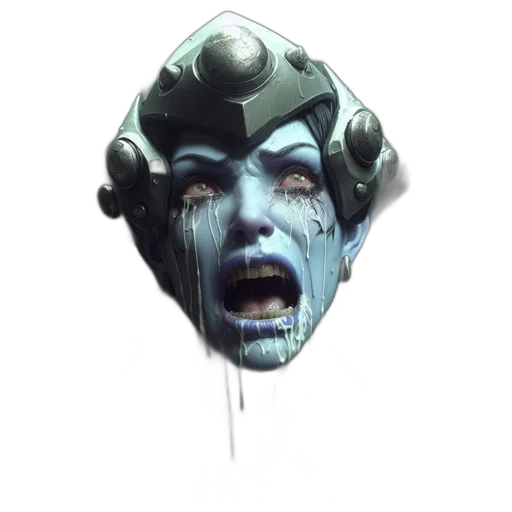 mask, umbrella, face, staff transparent PNG cut-out