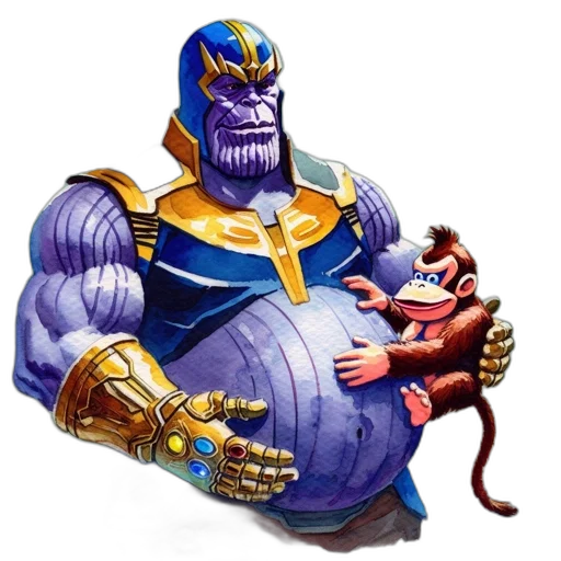 crown, animal, concept art, comic book art transparent PNG cut-out