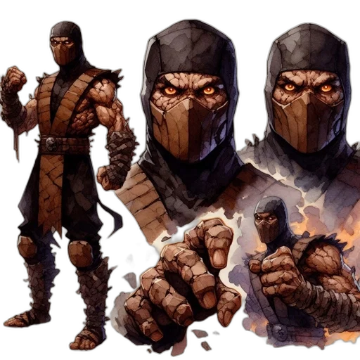 concept art, comic book art, fantasy art, pixel art transparent PNG cut-out