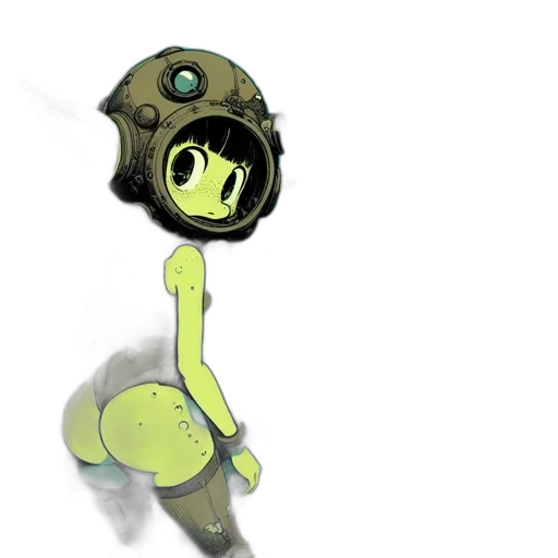 robot, staff, weapon, mask transparent PNG cut-out