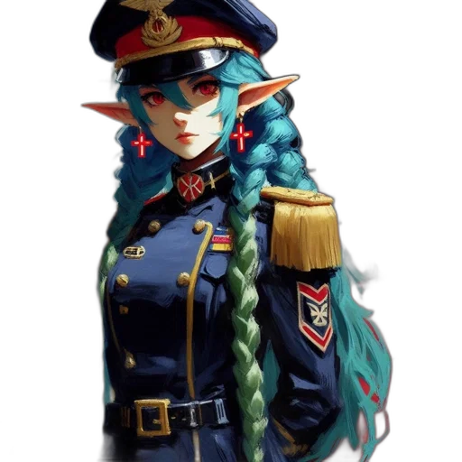 staff, hat, crown, jacket transparent PNG cut-out