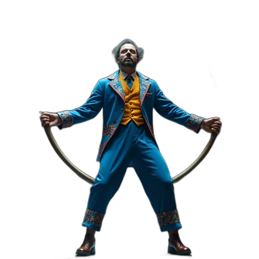 staff, jacket, concept art, 3d render transparent PNG cut-out