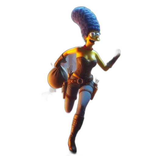 staff, weapon, hat, hair transparent PNG cut-out