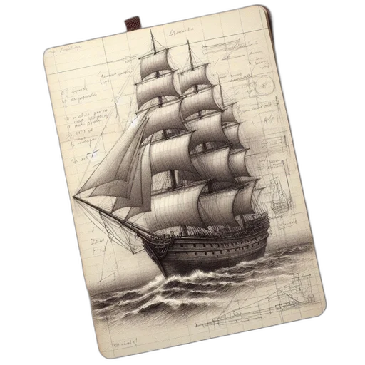 pencil sketch, photorealistic, concept art, watercolor transparent PNG cut-out