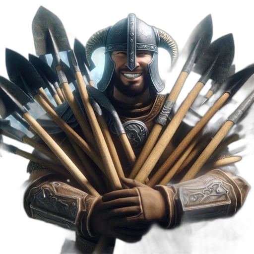 sword, weapon, staff, mask transparent PNG cut-out