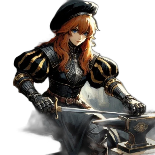 sword, weapon, crown, dress transparent PNG cut-out