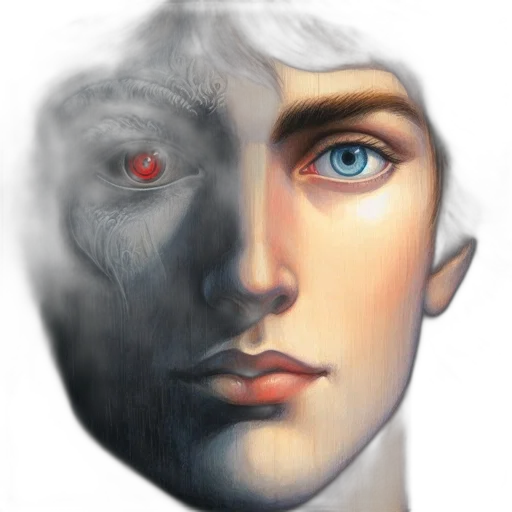 robot, face, mask, creature transparent PNG cut-out