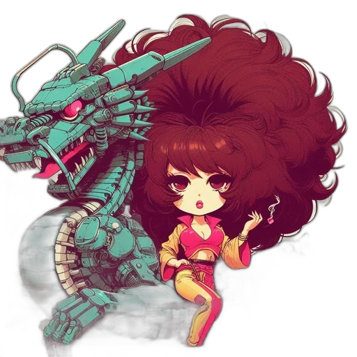 dragon, pixel art, fantasy art, concept art transparent PNG cut-out