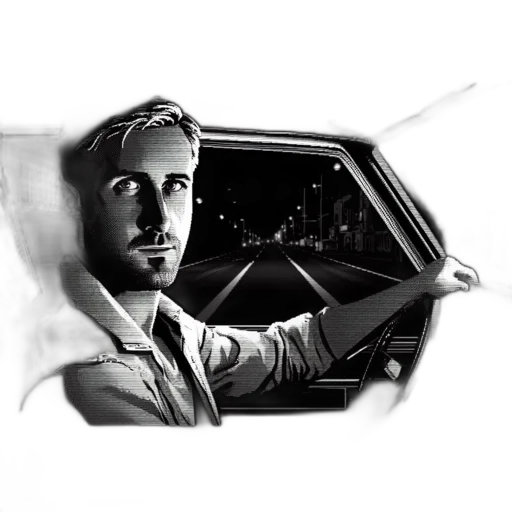 car, staff, face, photorealistic transparent PNG cut-out