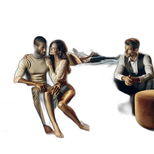 furniture, shoes, umbrella, hair transparent PNG cut-out