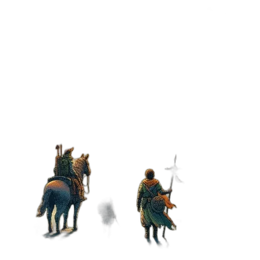 dragon, creature, staff, animal transparent PNG cut-out