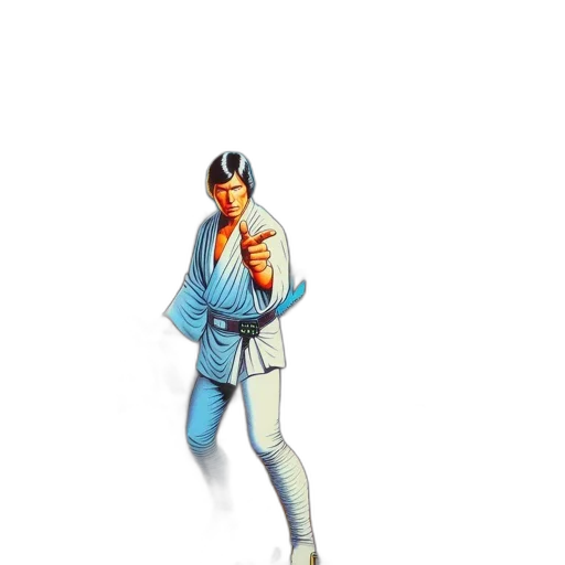 jacket, staff, sword, weapon transparent PNG cut-out
