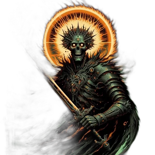 staff, sword, fantasy art, concept art transparent PNG cut-out