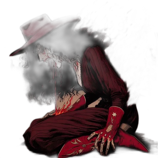 hat, mask, jacket, concept art transparent PNG cut-out