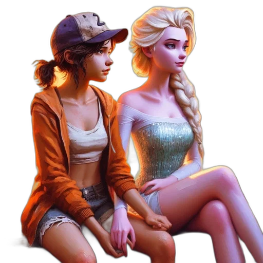 concept art, fantasy art, comic book art, 3d render transparent PNG cut-out