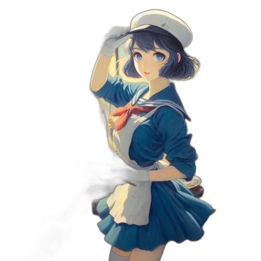 staff, dress, hat, weapon transparent PNG cut-out