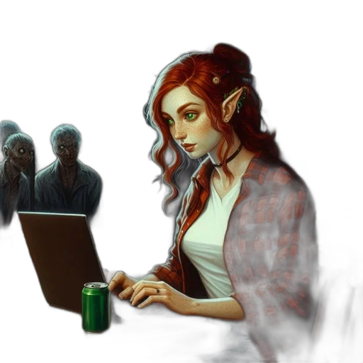 staff, concept art, fantasy art, pixel art transparent PNG cut-out