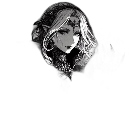 face, mask, crown, weapon transparent PNG cut-out