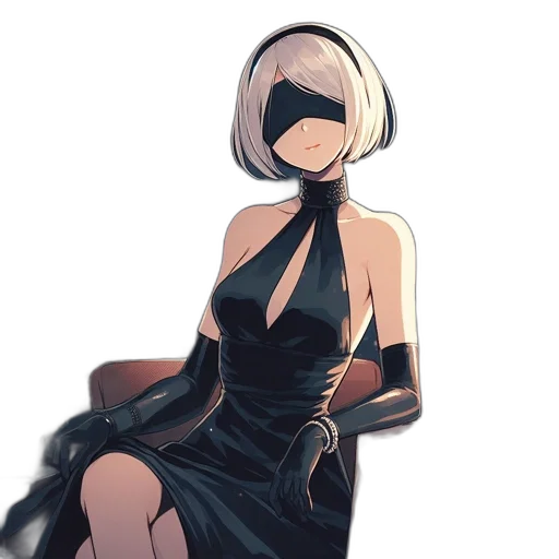 dress, mask, face, robot transparent PNG cut-out