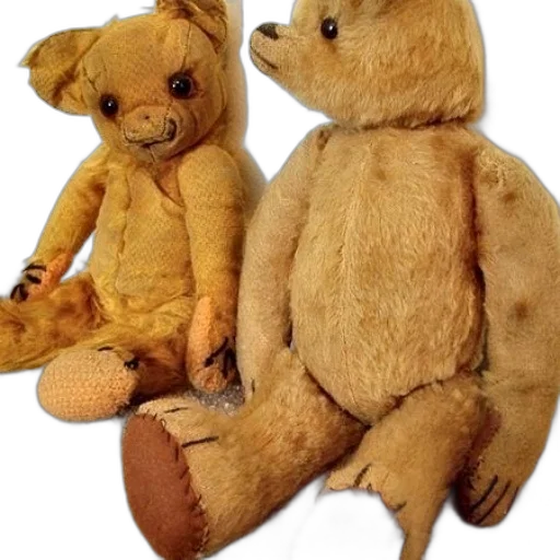 furniture, 3d render, two, teddy transparent PNG cut-out