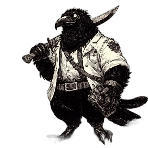 staff, jacket, animal, dragon transparent PNG cut-out