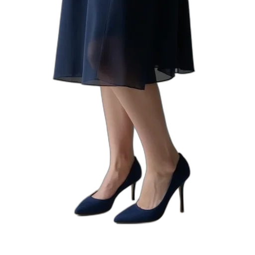 dress, shoes, staff, 3d render transparent PNG cut-out