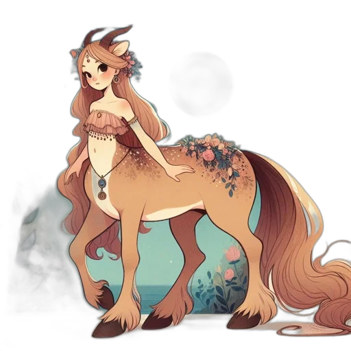 dragon, staff, creature, dress transparent PNG cut-out