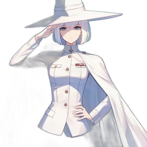 hat, staff, dress, weapon transparent PNG cut-out