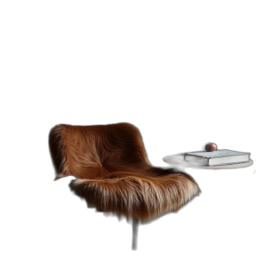 furniture, hair, hat, 3d render transparent PNG cut-out