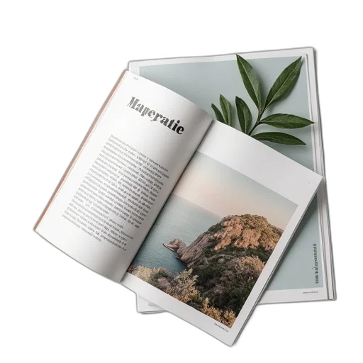 tree, advertising, pamphlet, two transparent PNG cut-out