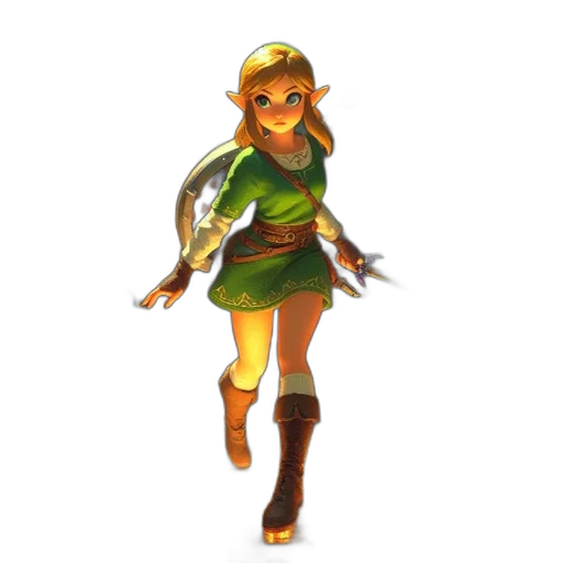 dress, staff, weapon, pixel art transparent PNG cut-out