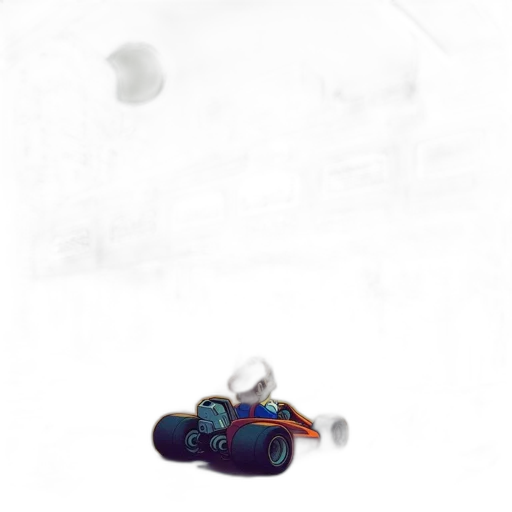 car, robot, creature, weapon transparent PNG cut-out