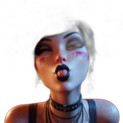 face, mask, staff, jewelry transparent PNG cut-out