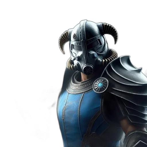 mask, robot, concept art, fantasy art transparent PNG cut-out