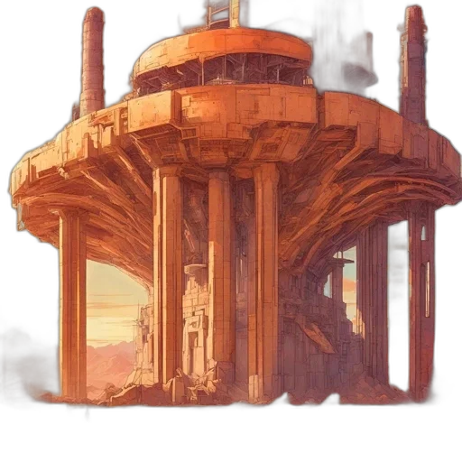 building, robot, furniture, weapon transparent PNG cut-out