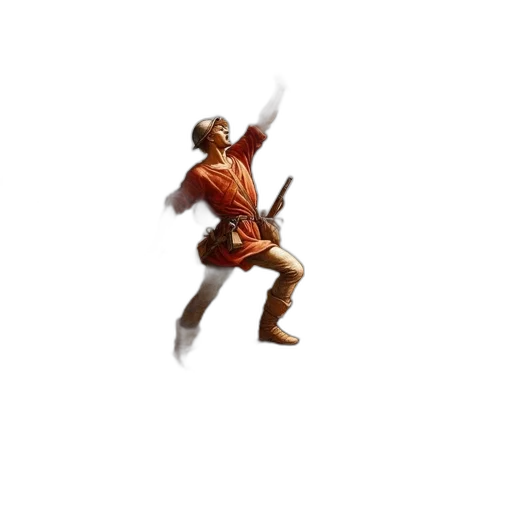 staff, weapon, sword, jacket transparent PNG cut-out