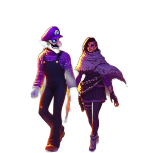mask, staff, jacket, weapon transparent PNG cut-out